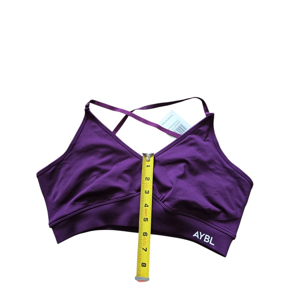 AYBL Adapt Seamless Sports Bra Midnight Plum Purple XL‎ AY14932 New With Tags - Picture 5 of 7